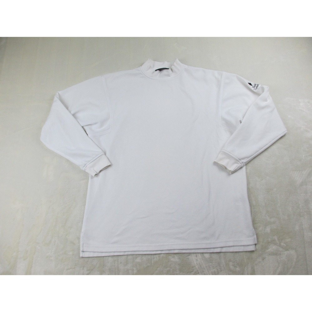 FootJoy Shirt Mens Extra Large White Long Sleeve Black Diamond Golf Casual*
